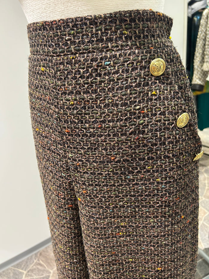 AW25 Brun Tweed bukse