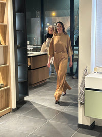 SS26 Gull-Honning farget  bukse