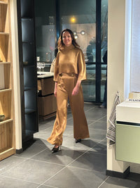 SS26 Gull-Honning farget  bukse