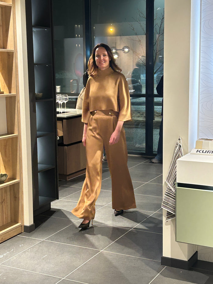 SS26 Gull-Honning farget  bukse