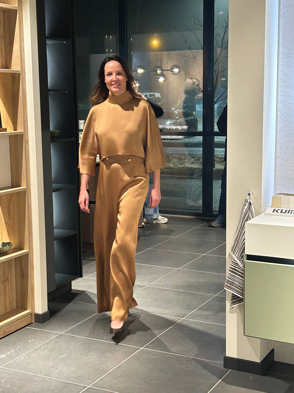 SS26 Gull-Honning farget  bukse