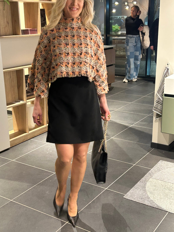 AW26 Sort Miniskjørt