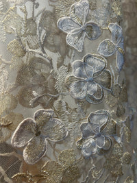 SS26 Gull kjole med skinn belte