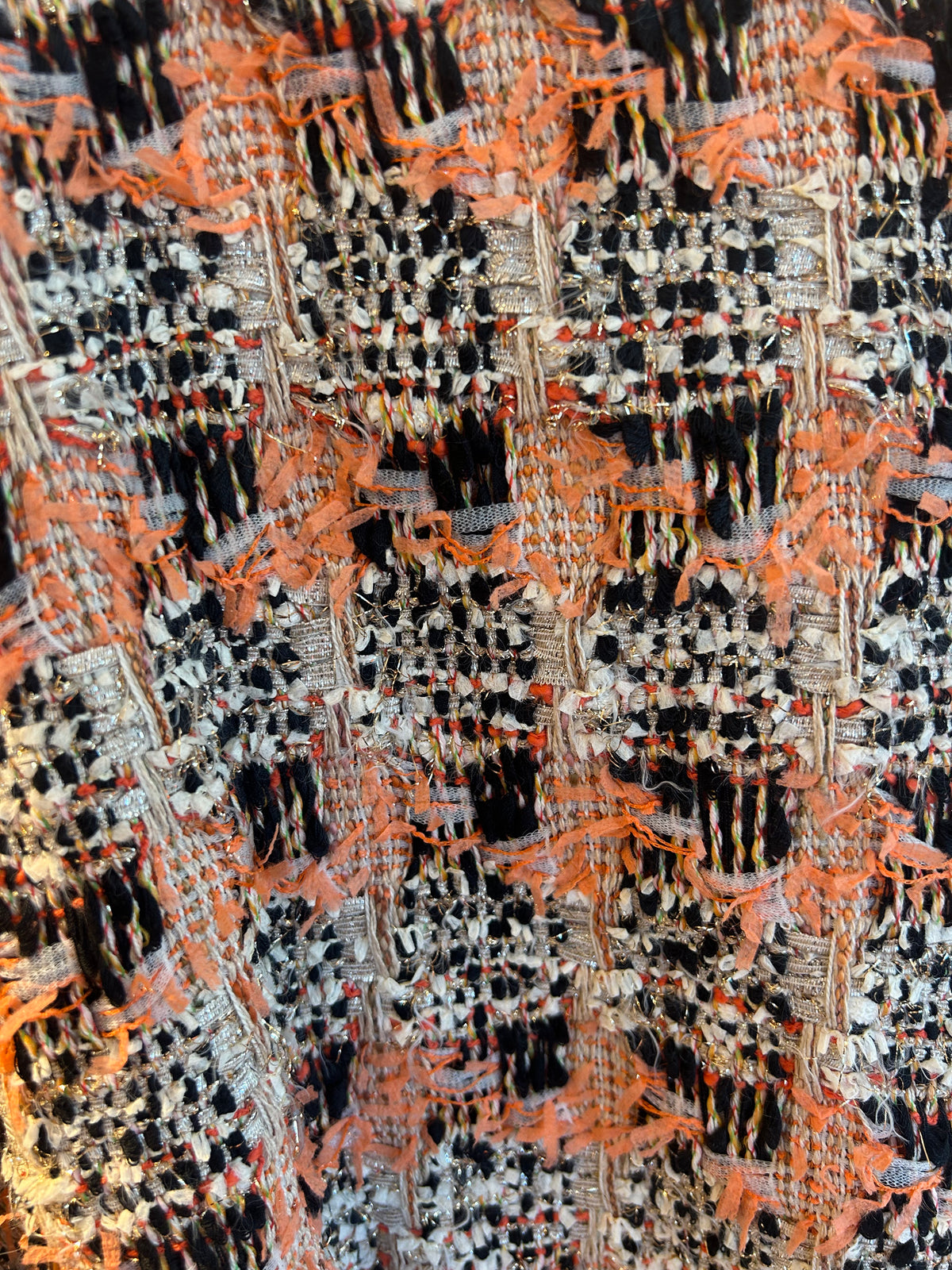 SS26 Fersken farget Tweed overdel