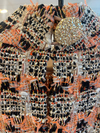 SS26 Fersken farget Tweed overdel