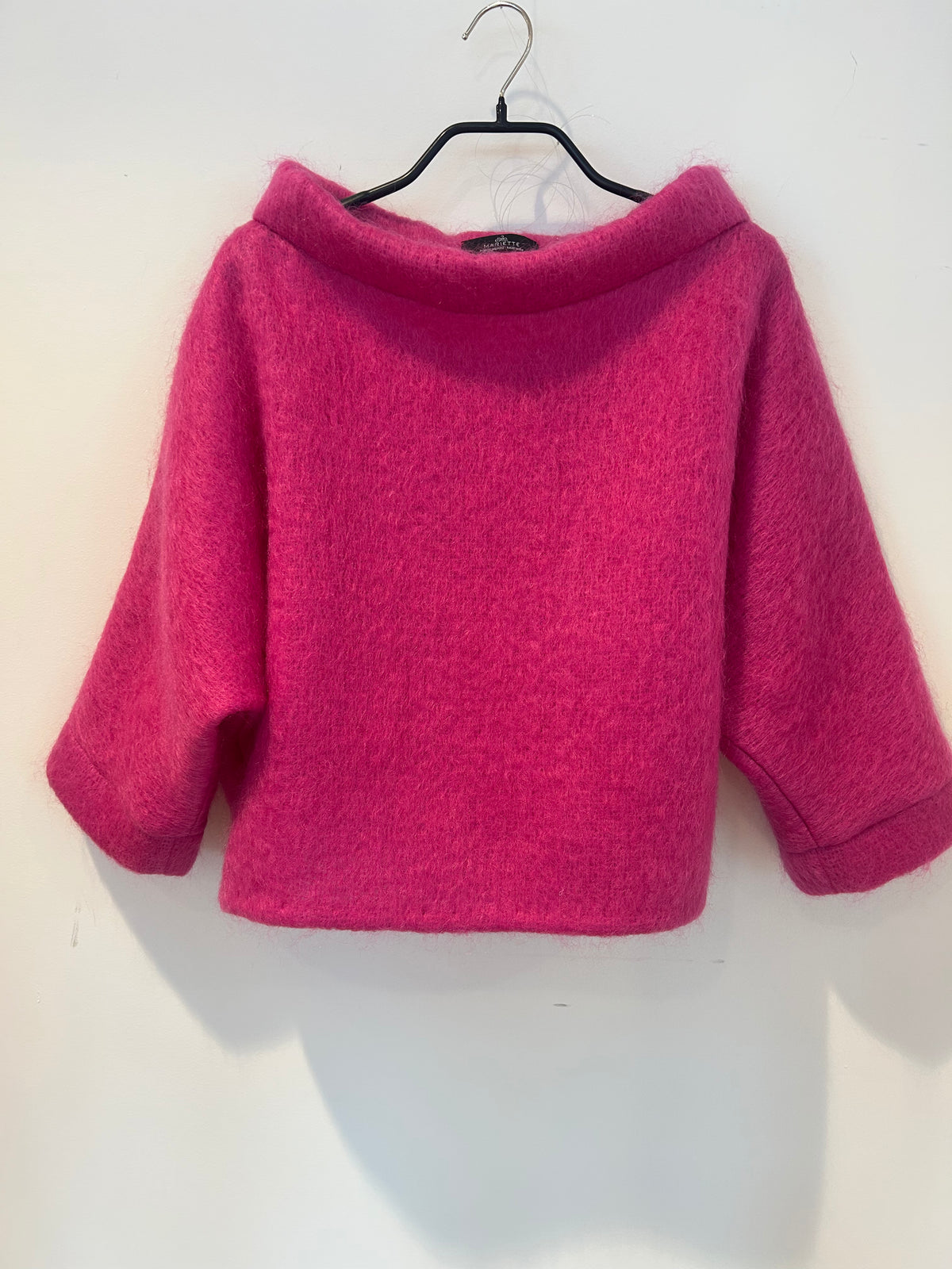 Mohair genser i rosa