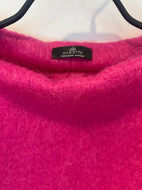 Mohair jakke i rosa