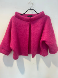 Mohair jakke i rosa