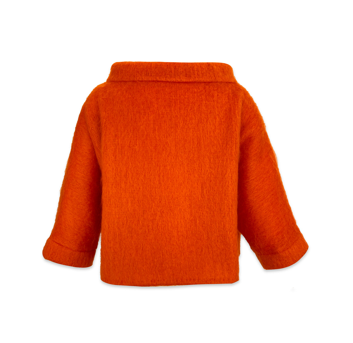 Mohair genser i oransje