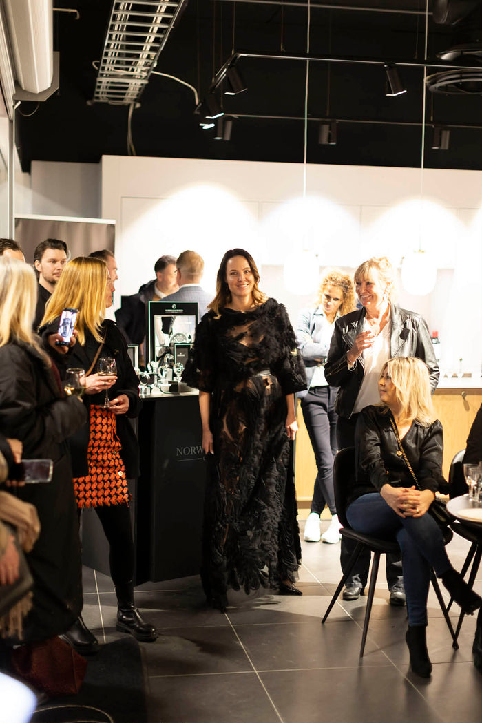 SS26 Todelt sort kjole i tyll